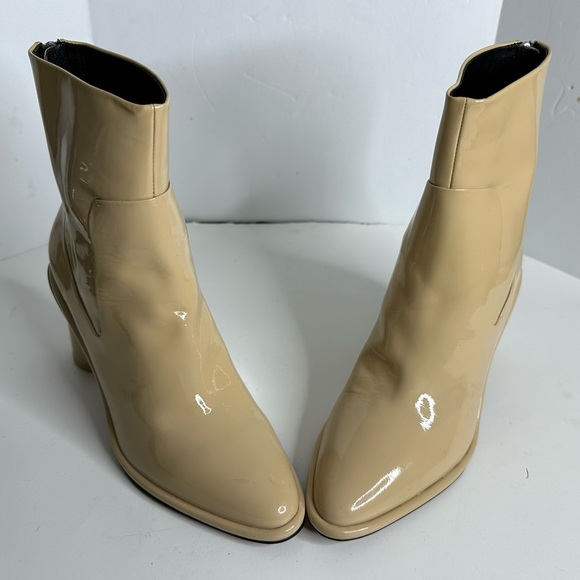 rag & bone Wiley High Booties Size 7 Stones Beige $475. Zip Back Ankle Boot PICS - Picture 10 of 13